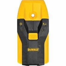 DEWALT electronic stud finder with AC detection and multi-mode scanning for locating wall studs, pipes, and live wires
