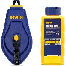 irwin strait-line chalk reel tool for budget-friendly accent wall stripe and batten installation